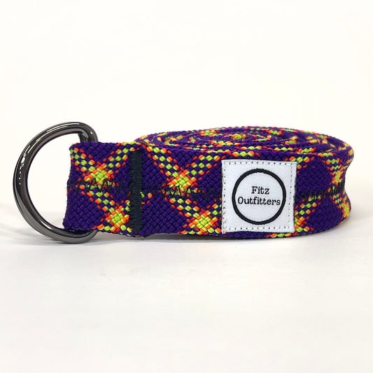 Criss cross purple belt