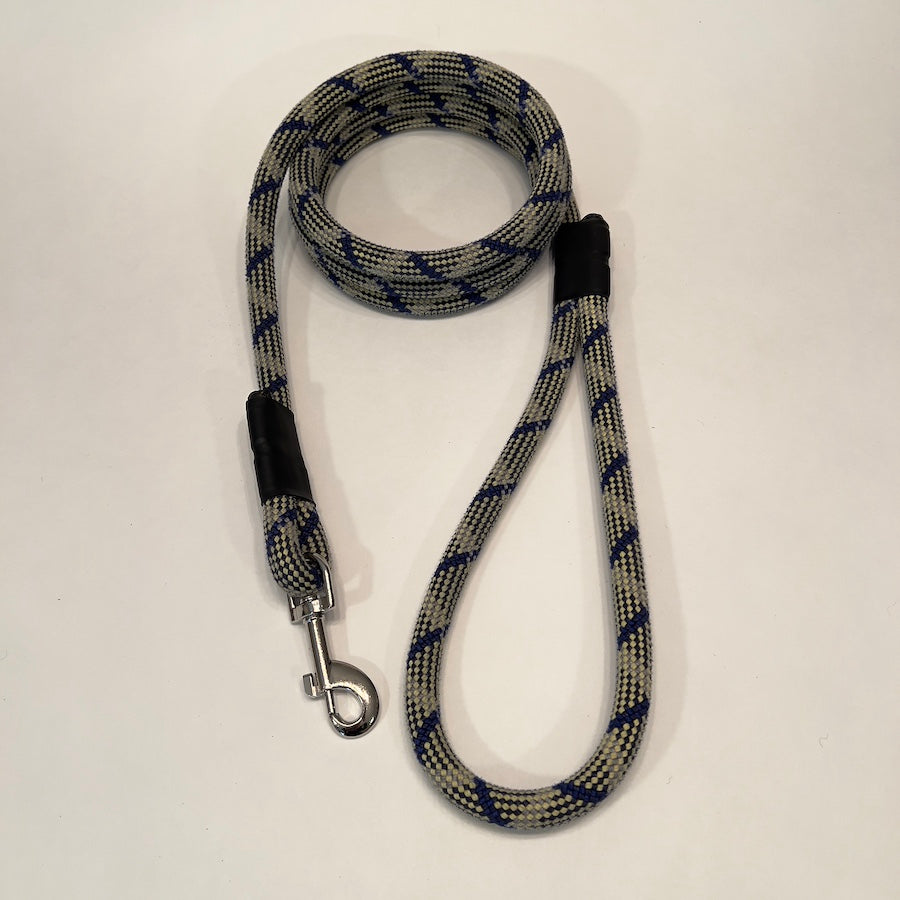 White and Blue Leash