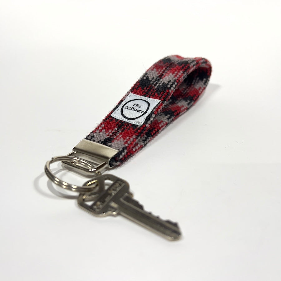 Timber Plaid Keychain