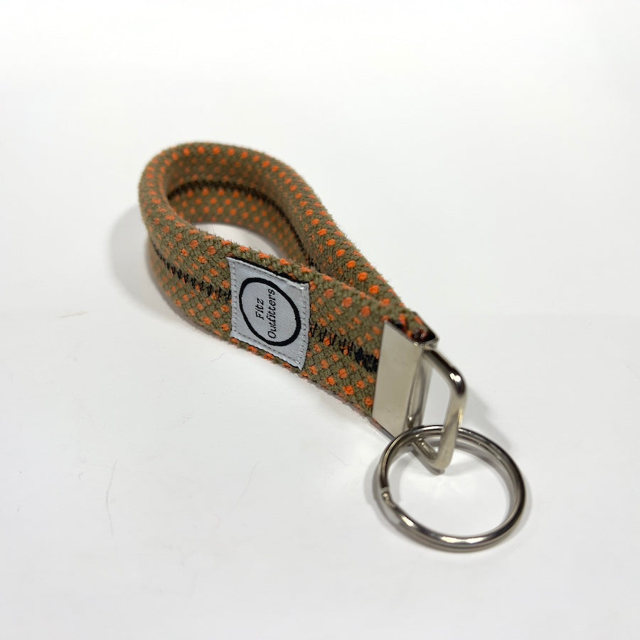 Speckled Orange Keychain