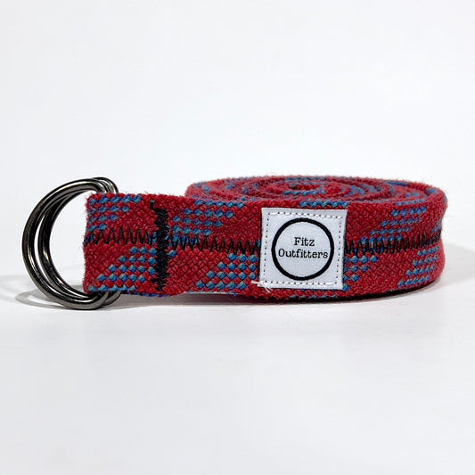 Striped cherry belt