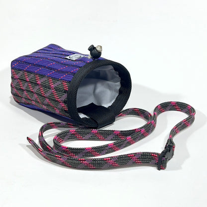 Purple chalk bag