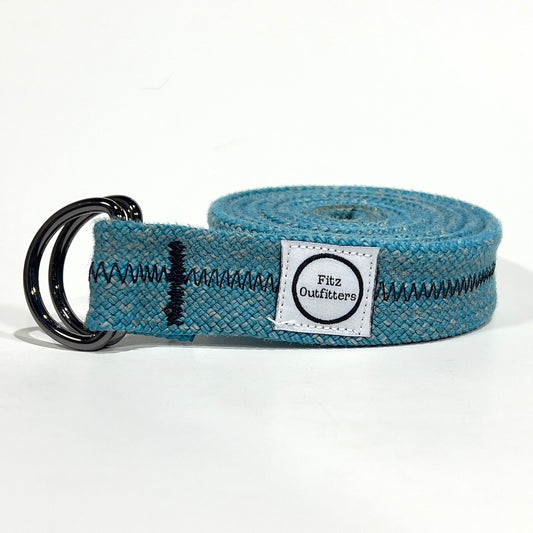 Chambray blue belt